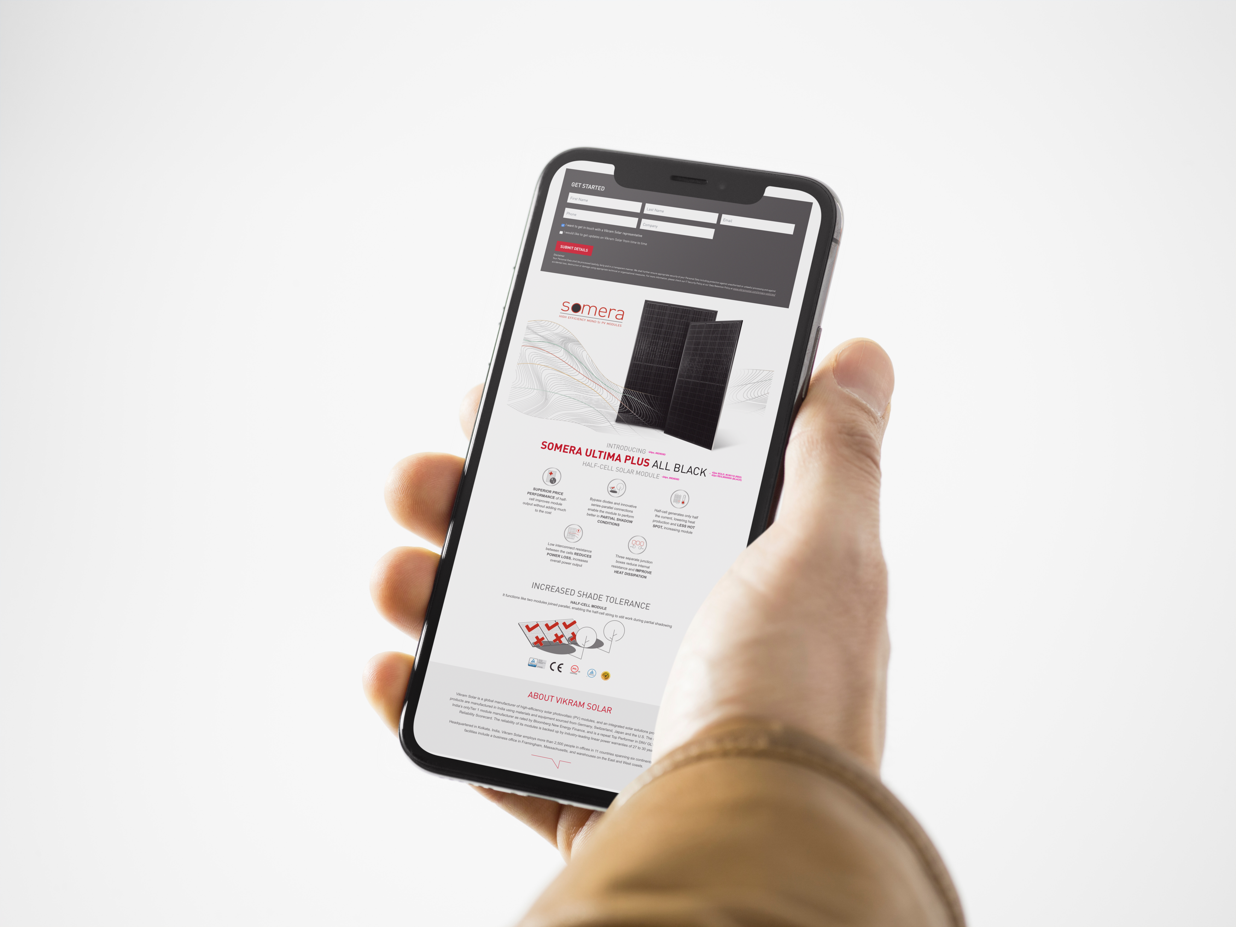 Closeup holding an iPhone X-2